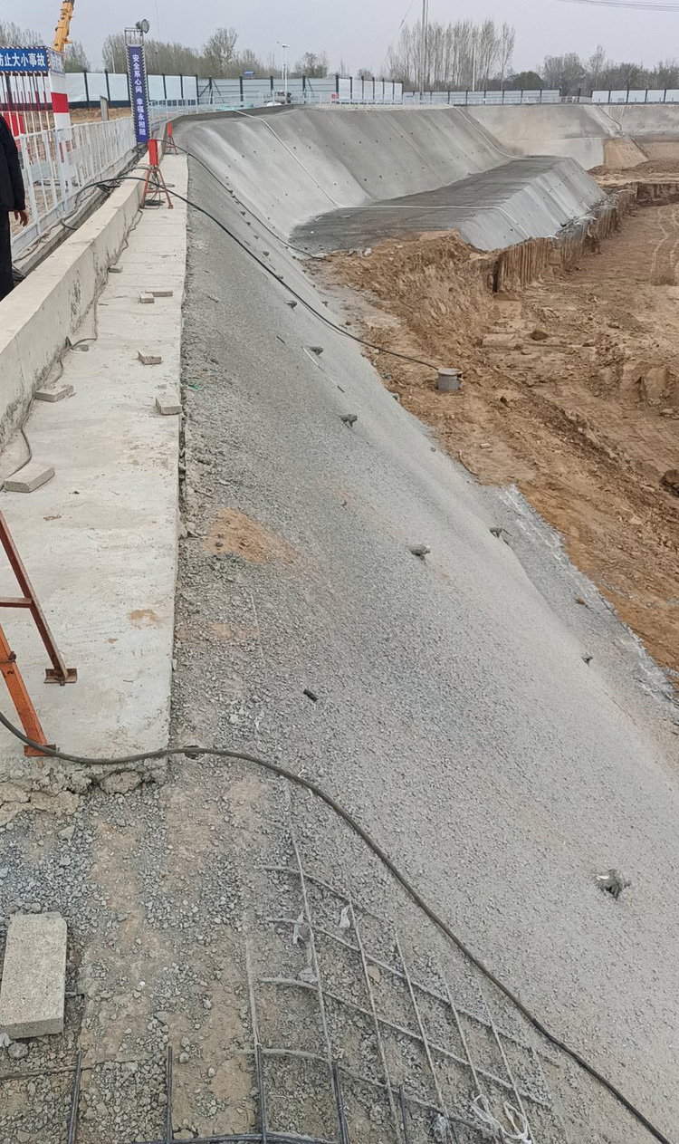 聊城阳谷县挂网喷浆